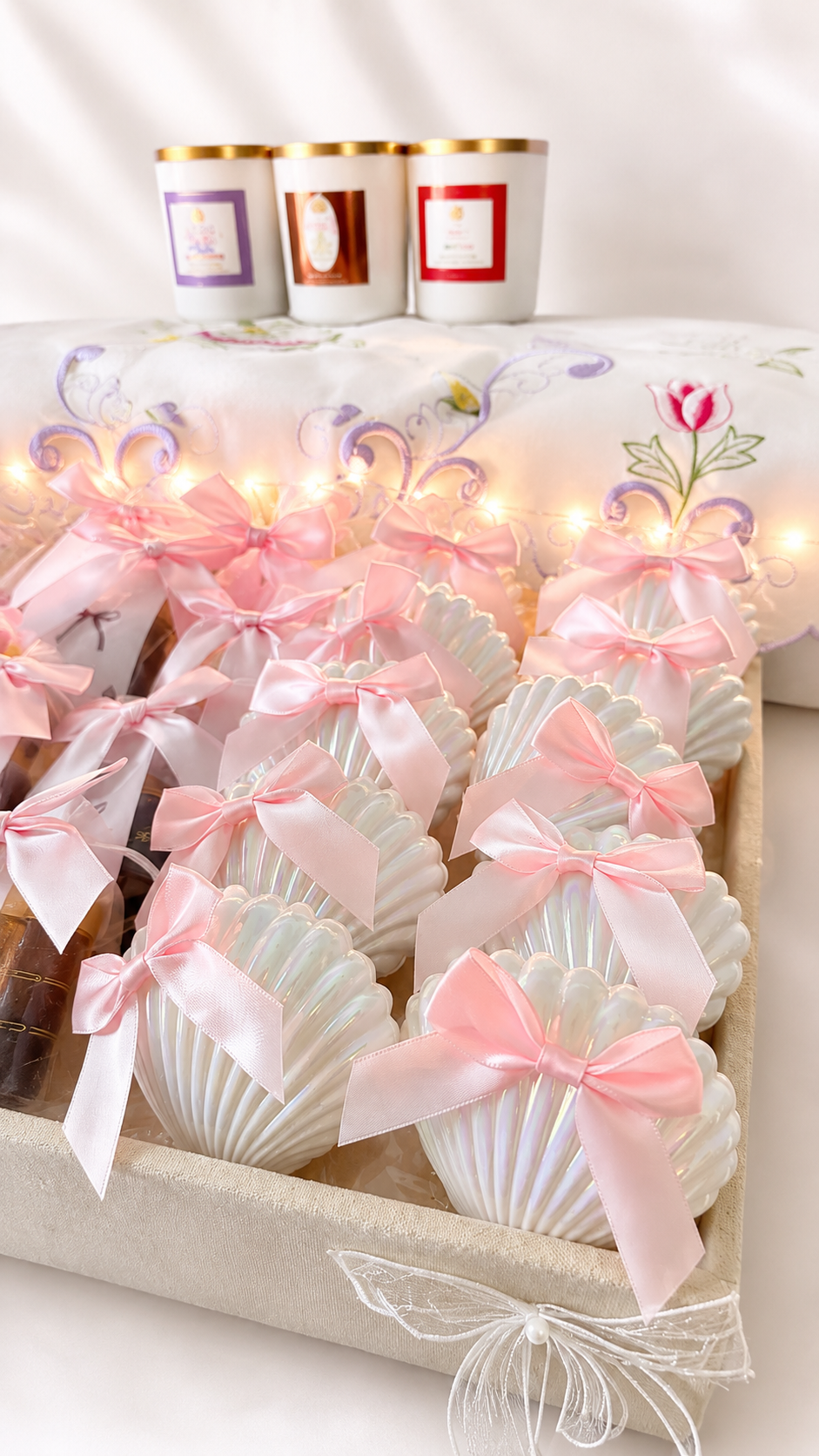 سلة لُؤلؤة لُبانة 🐚🎀