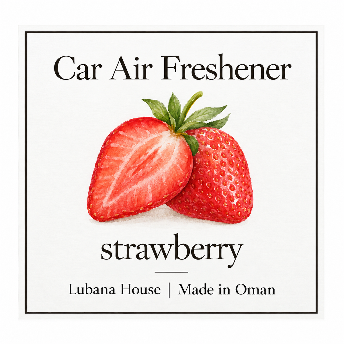 معطر السيارة – Strawberry | الفراولة 🍓